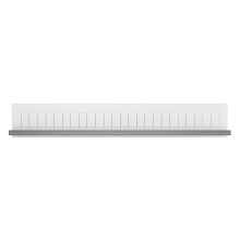 Wandboard >MIAMI< in Weiß/Grau aus Holz -...