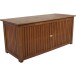 Auflagenbox >Washington< in Braun aus Akazie - 55x133x58cm (LxBxH)