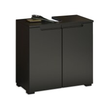 Waschbeckenunterschrank >Spice< in Schwarz matt -...