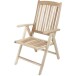 Hochlehner >Java< in holzfarben aus Teak unbehandelt - 98x58x106cm (LxBxH)