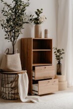 Regal >Fyn< in Artisan Oak - 46x96,5x33,5cm (BxHxT)
