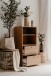 Regal >Fyn< in Artisan Oak - 46x96,5x33,5cm (BxHxT)