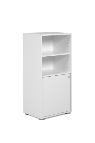 Regal >Fyn< in Weiß - 46x96,5x33,5cm (BxHxT)