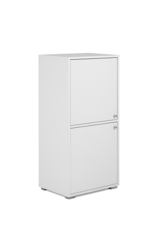 Aktenschrank >Fyn< in weiß - 46x96,5x33,5cm (BxHxT)