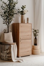 Aktenschrank >Fyn< in Artisan Oak - 46x96,5x33,5cm (BxHxT)