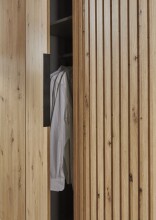 Drehtürenschrank >Andorra< in Artisan Eiche - 250x216x58cm (BxHxT)