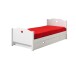 Jugendzimmer-Set >AMORI< in Weiß aus Massiv Kiefer und MDF