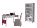 Jugendzimmer-Set >AMORI< in Weiß aus Massiv Kiefer und MDF
