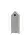 Kleiderschrank >CASAMI< in Korpus Weiß / Front Mint / Front Grau aus MDF