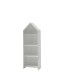 Kleiderschrank >CASAMI< in Korpus Weiß / Front Mint / Front Grau aus MDF