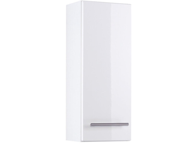 Hängeschrank >Parma< in Weiß aus MDF - 25x64x20cm (BxHxT)