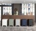Nachtkonsole >BRONXX< in Schwarz matt aus Metall - 40x60x40cm (BxHxT)