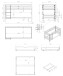 Etagenbett >PINO< in Kiefer massiv weiss lackiert - 210x140x105 (BxHxT)