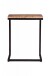 Beistelltisch >IRON< in braun / schwarz - 40x70x30 (BxHxT)
