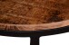 Beistelltisch >IRON< in braun / schwarz - 40x70x30 (BxHxT)