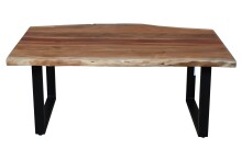 Couchtisch >Coffetable< in Akazie / schwarz -...