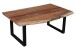 Couchtisch >Coffetable< in Akazie / schwarz - 110x45x65 (BxHxT)