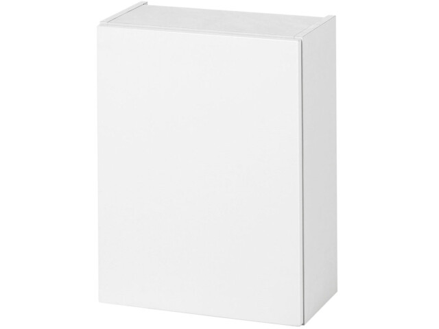 Hängeschrank >Siena< in Weiß/Hochglanz aus MDF - 40x65x20cm (BxHxT)