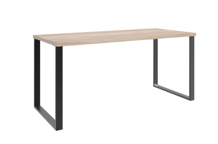 Schreibtisch >HOME DESK< in Eiche Sägerau Nachbildung - 159x75x70cm (BxHxT)
