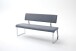 Polsterbank >TIRANA< in graublau - 155x85x58cm (BxHxT)