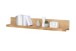 Wandboard >Tom-I< in Wildeiche aus Teilmassiv - 138x20x20cm (BxHxT)