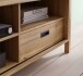 Kommode >Jecho< in Mauvella Eiche / Schwarz - 103,4x129,9x40,2cm (BxHxT)