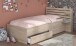 Einzelbett >Escale 1< in Japanische Eiche - 217x122x89cm (LxBxH)