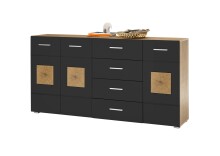 Sideboard >Georgia< in Eiche Artisan Nachbildung -...
