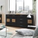 Sideboard >Georgia< in Eiche Artisan Nachbildung - 180x92x38cm (BxHxT)