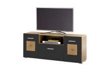 Lowboard >Georgia< in Eiche Artisan Nachbildung -...