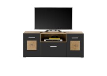Lowboard >Georgia< in Eiche Artisan Nachbildung -...
