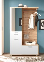 Kompaktgarderobe >Entra< in Eiche Artisan...