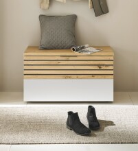 Schuhbank >Melisande< in Artisan Eiche Nachbildung...