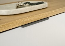Schuhbank >Melisande< in Artisan Eiche Nachbildung  - 85x45x38cm (BxHxT)