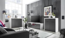 Kommode >Modica Kommoden< in Weiß - 82x88x38cm (BxHxT)