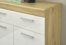 TV-Board >Nobe< in Eiche Artisan - 165x49x43cm (BxHxT)