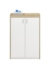 Schuhschrank >Pincas< in Artisan Eiche - 84x126x38cm (BxHxT)