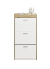 Schuhkipper >Pincas< in Artisan Eiche - 64x126x38cm (BxHxT)