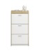 Schuhkipper >Pincas< in Artisan Eiche - 64x126x38cm (BxHxT)