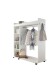 Kompaktgarderobe >Vinnie< in Weiß matt - 138x150x56cm (BxHxT)