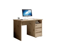 Schreibtisch >Flinn< in Eiche Artisan - 110x75x65cm (BxHxT)