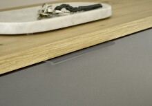 Garderoben-Set >Melisande< in Grau-Eiche Artisan Nachbildung