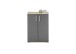 Kommode >BC 1040< in Grau matt - 60x84x35 (BxHxT)