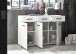 Kommode >BC 1065< in Weiß hochglanz aus MDF - 120x83x40cm (BxHxT)