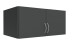 Mehrzweckschrank >MULTIRAUMKONZEP< in Graphit - 80x40x40cm (BxHxT)