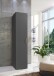 Mehrzweckschrank >MULTIRAUMKONZEP< in Graphit - 50x185x40cm (BxHxT)