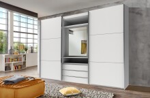 Schwebetürenschrank >MAGIC< in WEISS -...