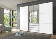 Schwebetürenschrank >MAGIC< in WEISS -...