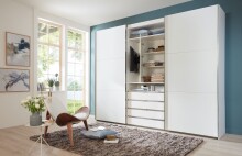 TV-Schrank >MAGIC< in WEISS - 300x236x65cm (BxHxT)