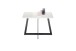Couchtisch >MIRAMAR< in weiß aus Marmor weiß - 65x65x44cm (LxBxH)